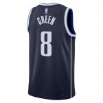 Maillot NBA Dallas Mavericks Josh Green 8 Jordan 2022-23 Statement Edition Navy Swingman - Homme